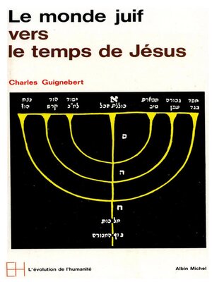 cover image of Le Monde juif vers le temps de Jésus